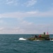 The GDLS Advanced Reconnaissance Vehicle 30 mm Cannon (ARV-30) prototype conducts open water testing at Camp Pendleton, CA.