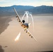 Flares Illuminate Sky During A-10 Maneuver