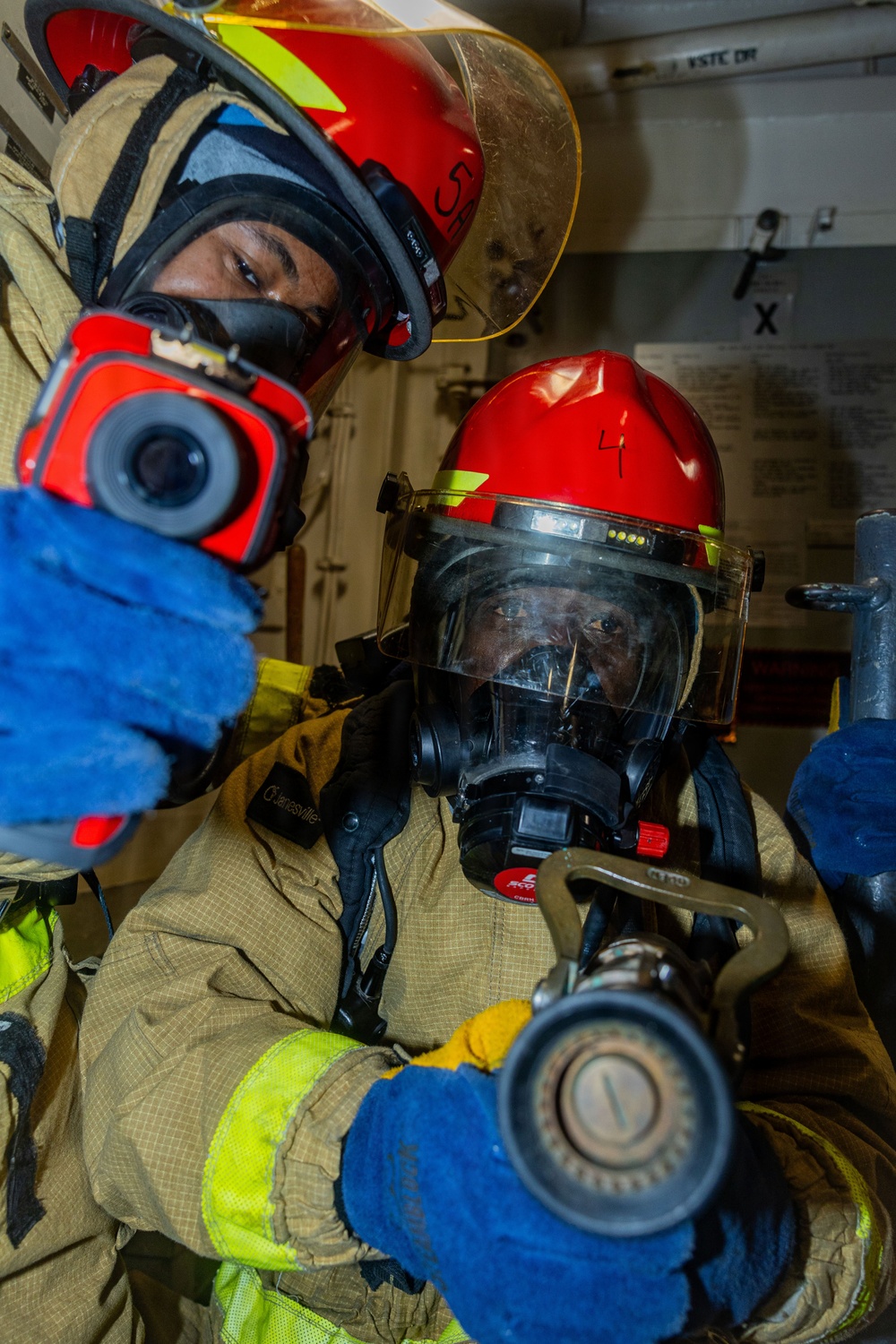 USS Iwo Jima Sailors Conduct Damage Control Training Evolution
