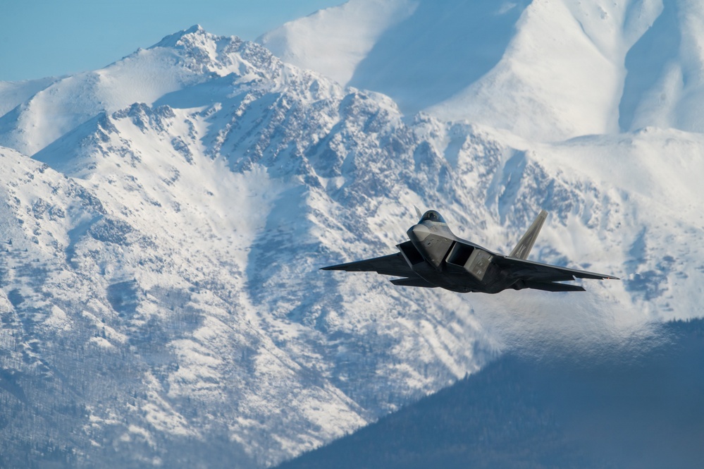 F-22 routine training sortie