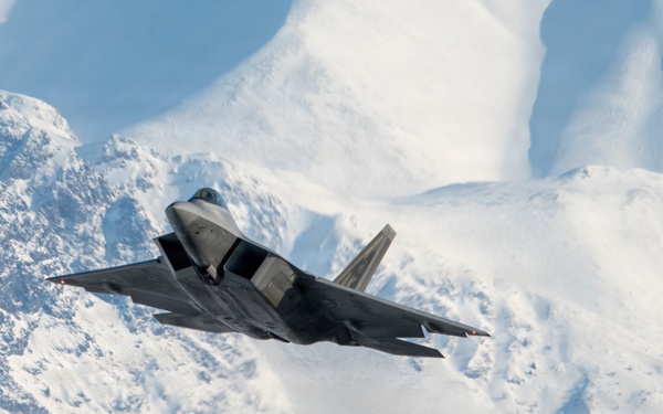 F-22 routine training sortie