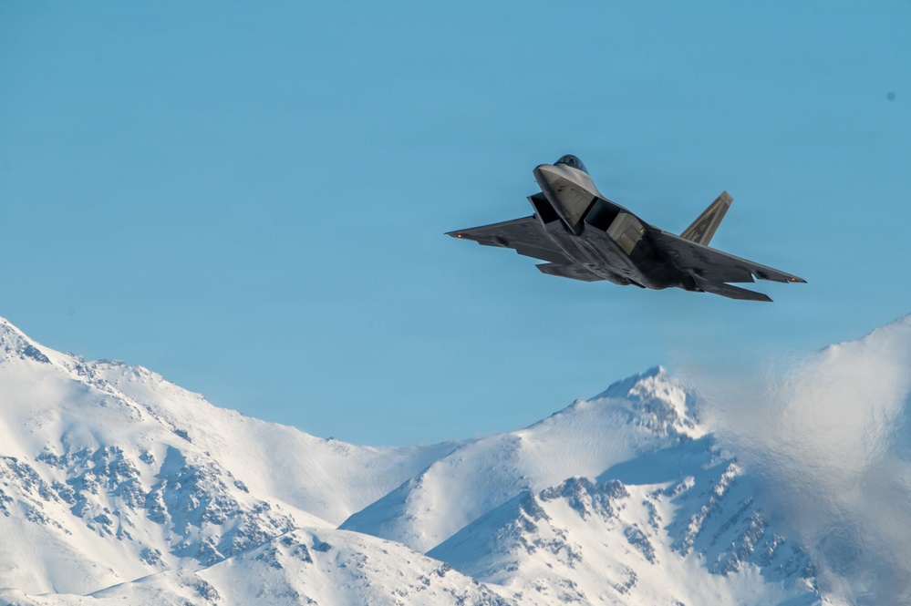 F-22 routine training sortie