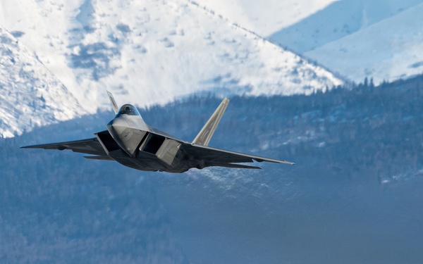 F-22 routine training sortie