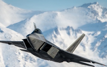 F-22 routine training sortie