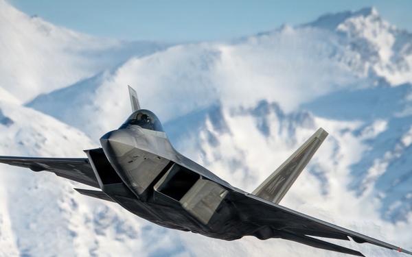 F-22 routine training sortie