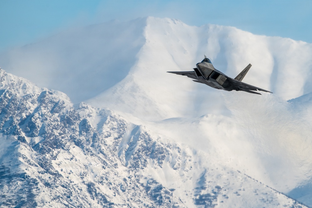 F-22 routine training sortie