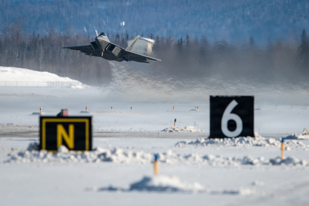 F-22 routine training sortie