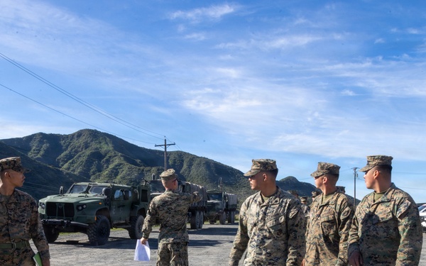 WSS-371 Motor Transport Company conducts a Field Exercise