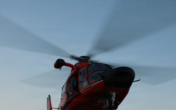 USCGC Tampa and HITRON conduct deck landing qualifications at sea