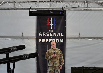 SECWAR visits Arkansas on Arsenal of Freedom Tour