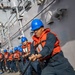 USS Iwo Jima Conducts a Replenishment-At-Sea
