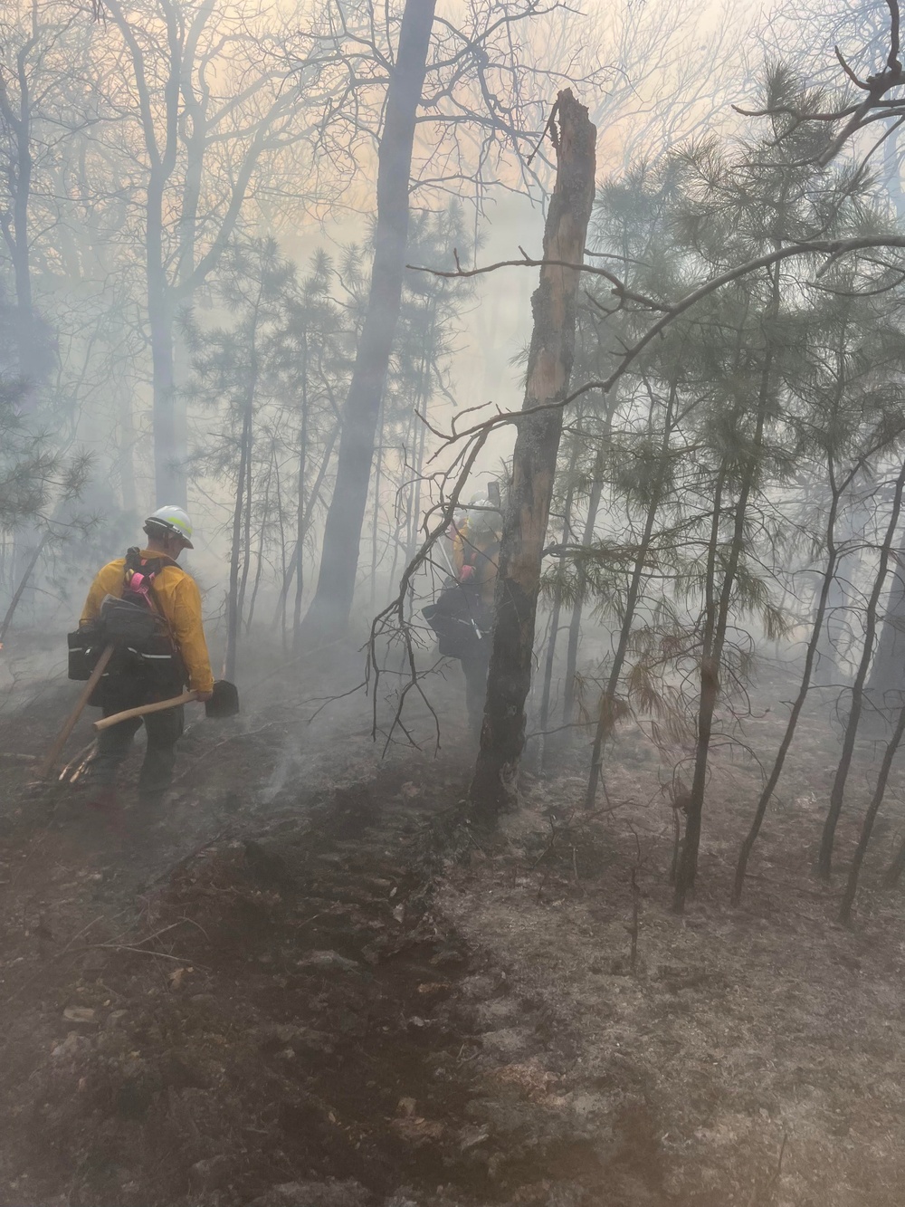 Oklahoma National Guard wildland firefighting crews battle Oklahoma blazes