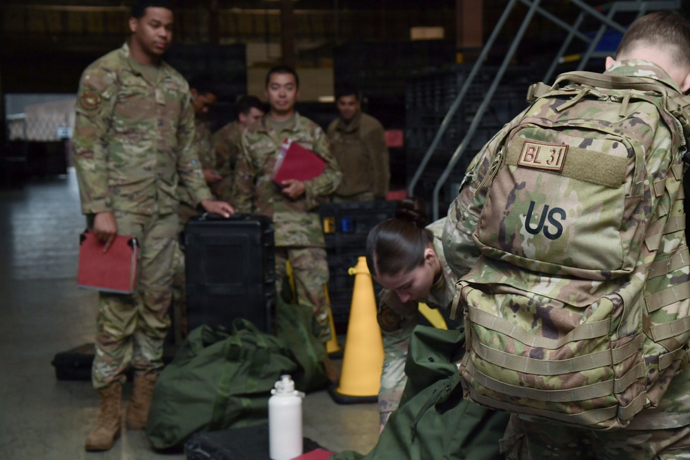 Combat readiness drill prepares Keesler personnel for real-world deployment