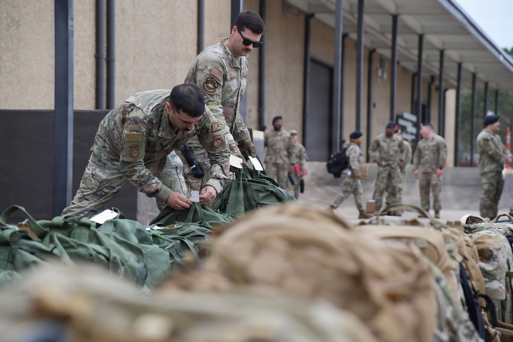 Combat readiness drill prepares Keesler personnel for real-world deployment