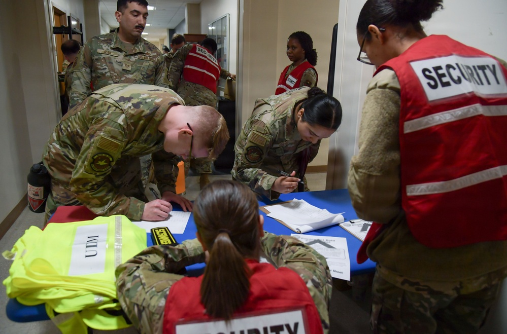 Combat readiness drill prepares Keesler personnel for real-world deployment