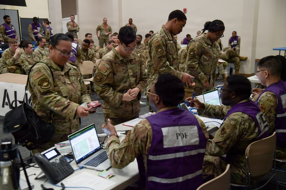 Combat readiness drill prepares Keesler personnel for real-world deployment