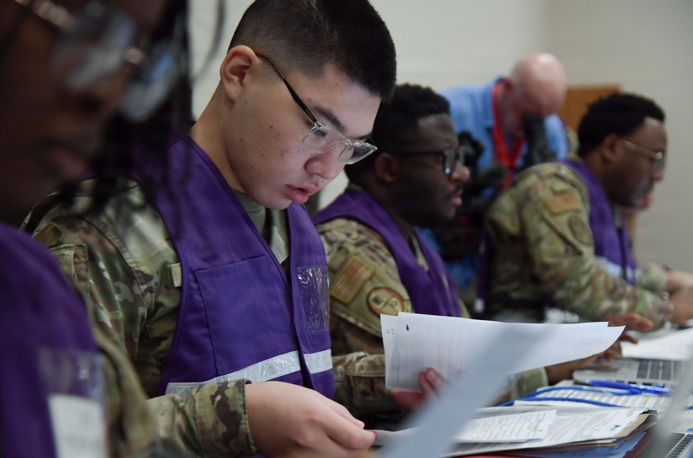 Combat readiness drill prepares Keesler personnel for real-world deployment