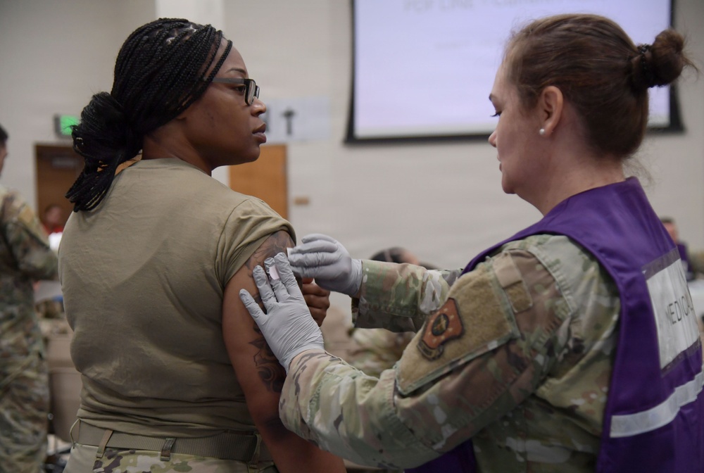 Combat readiness drill prepares Keesler personnel for real-world deployment