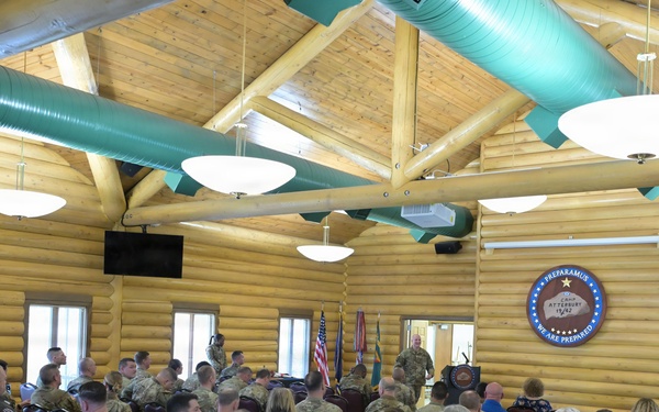 Camp Atterbury Change of Command Cermoney