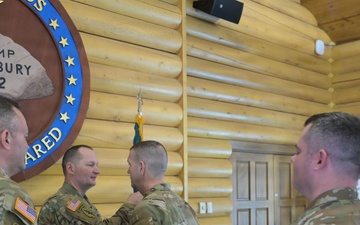 Command Sgt. Maj. Brad Simmons Assumes Responsibility as Senior Enlisted Leader of Camp Atterbury–Muscatatuck Training Center