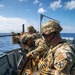 U.S. Soldiers Conduct Gunnery At Sea