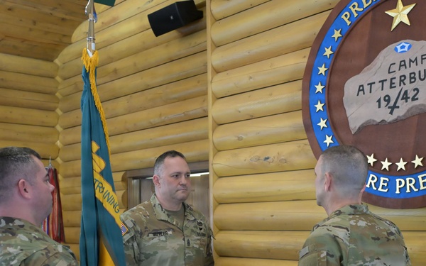 Change of Command Ceremony at Camp Atterbury