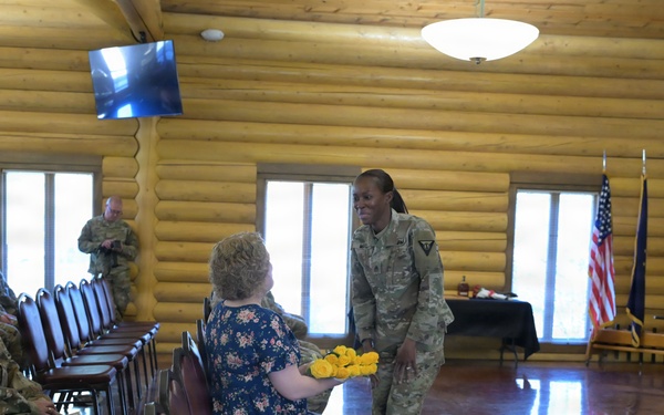 Spouse Recognition at Change of Command Ceremony