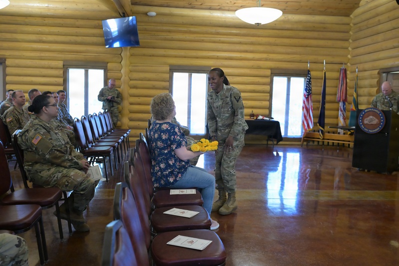 Spouse Recognition at Change of Command Ceremony
