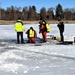Fort McCoy DES Fire Department dive team holds February rescue training under ice