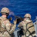 U.S. Soldiers Conduct Gunnery At Sea