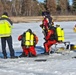 Fort McCoy DES Fire Department dive team holds February rescue training under ice