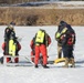 Fort McCoy DES Fire Department dive team holds February rescue training under ice