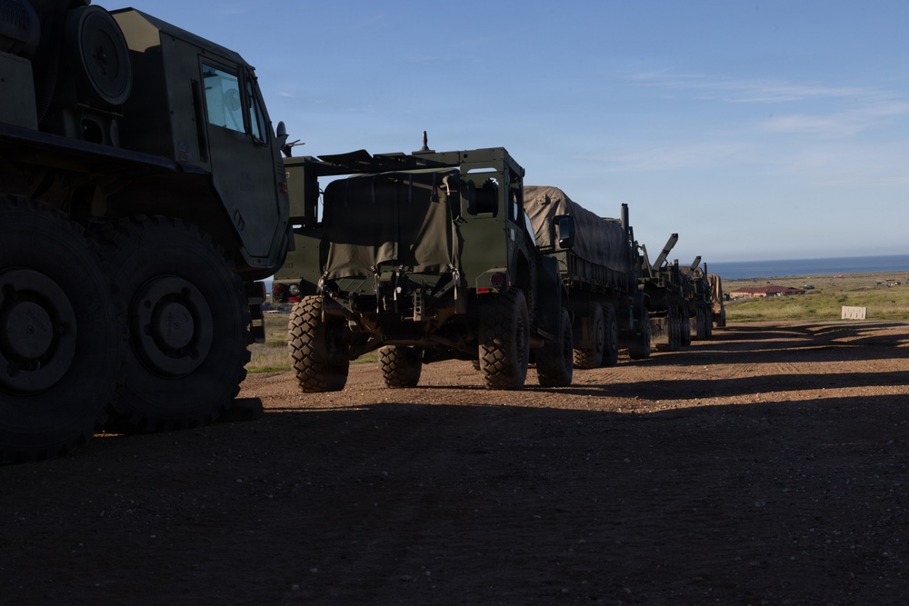 MWSS-371 Motor Transport Company conducts a Field Exercise