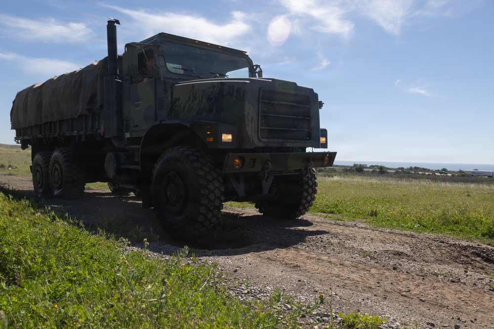 MWSS-371 Motor Transport Company conducts a Field Exercise
