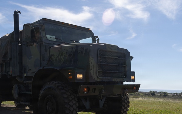 MWSS-371 Motor Transport Company conducts a Field Exercise