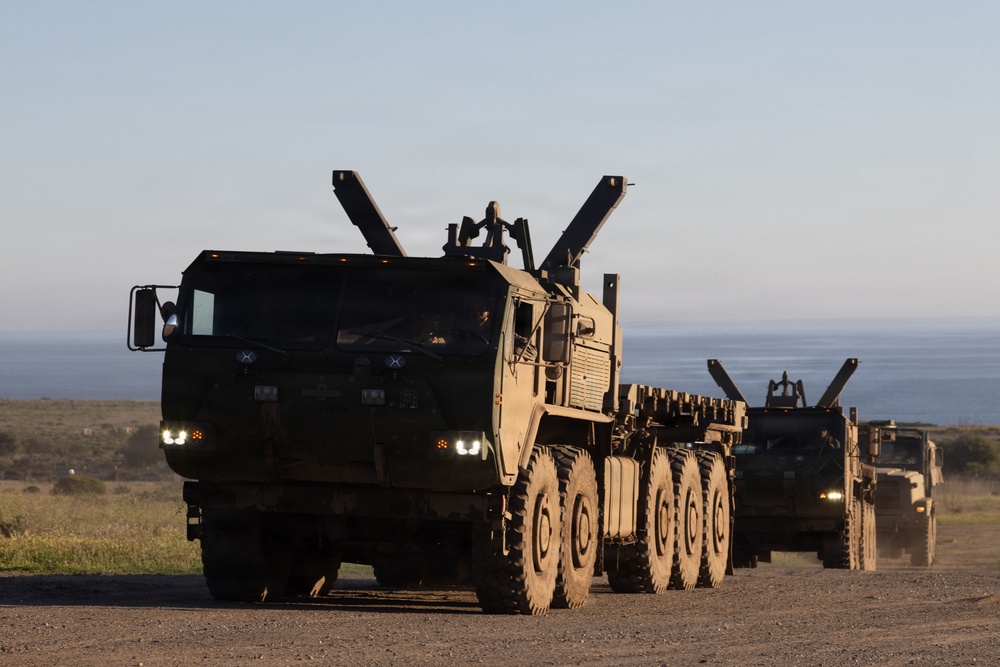 MWSS-371 Motor Transport Company conducts a Field Exercise