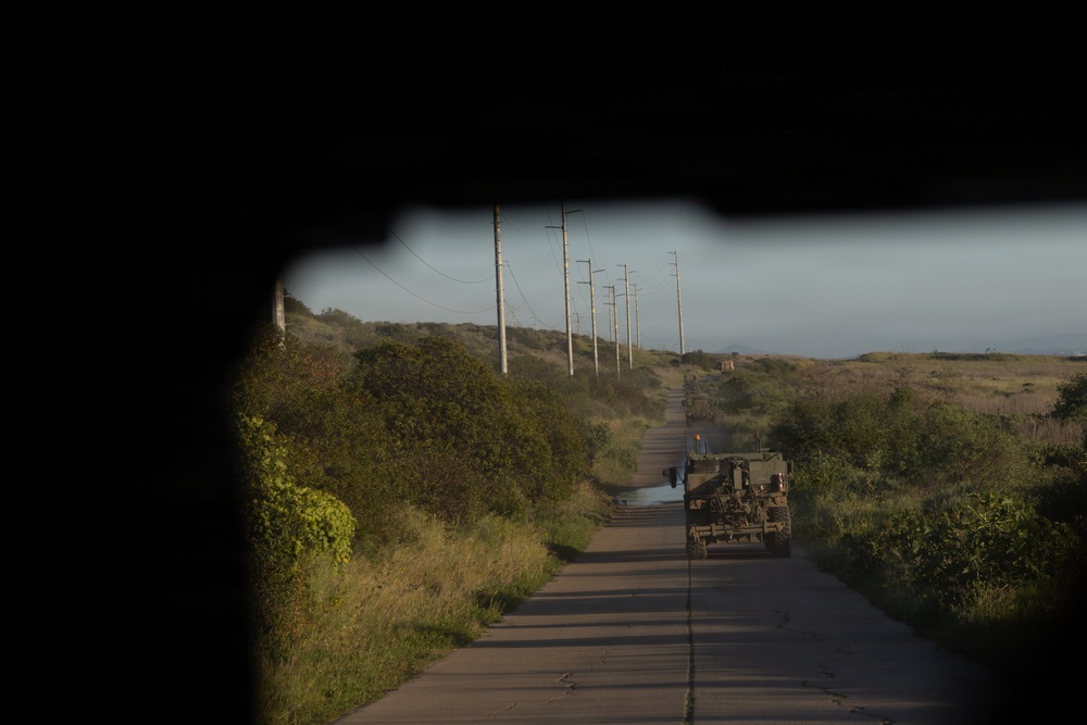 MWSS-371 Motor Transport Company conducts a Field Exercise
