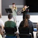 Navy Band leads clinic at Queensbury High School