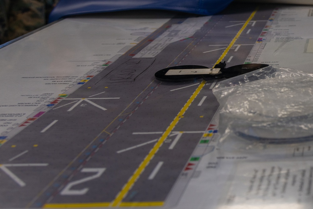 MWSS-371 Motor Transport Company visits USS Essex