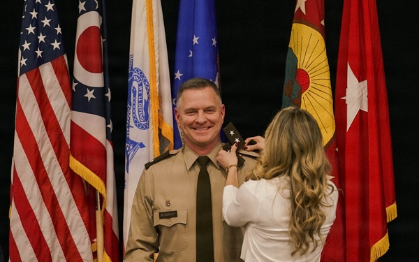 Ohio adjutant general promoted to major general