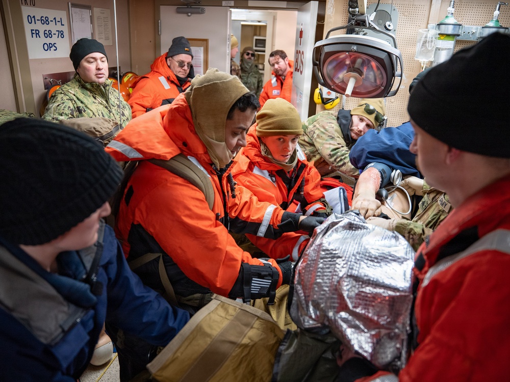 Cold weather joint medical evacuation exercise at Arctic Edge 26