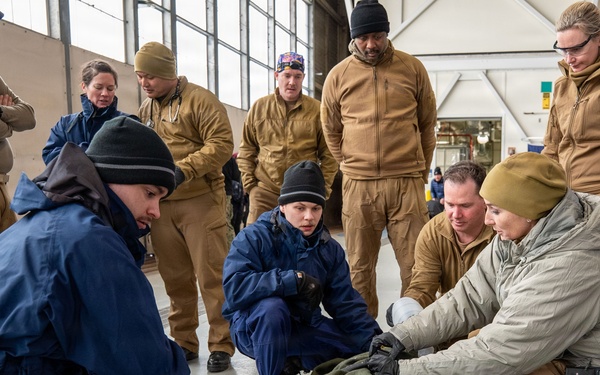Cold weather joint medical evacuation exercise at Arctic Edge 26