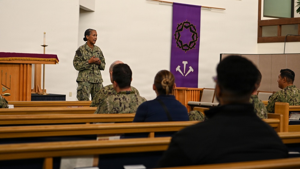 Navy-Marine Corps Relief Society hosts Active Duty Fund Drive presentation
