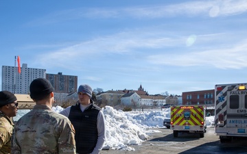 Soldiers assist EMS in Fall River