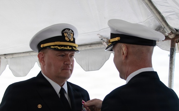 USS Kansas City Holds Change of Command Ceremony