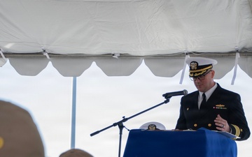 USS Kansas City Holds Change of Command Ceremony
