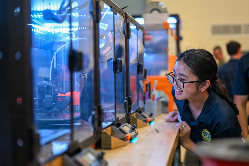 AFROTC cadets explore innovation and additive manufacturing at Phoenix Spark Lab