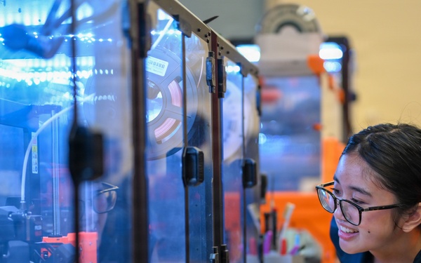 AFROTC cadets explore innovation and additive manufacturing at Phoenix Spark Lab