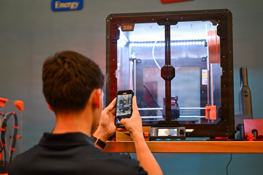 AFROTC cadets explore innovation and additive manufacturing at Phoenix Spark Lab