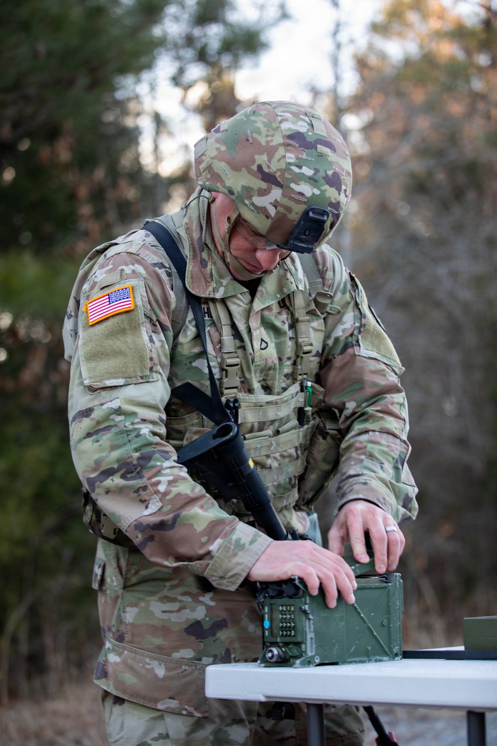 Soldiers compete in 30th Troop Command Best Warrior Competition
